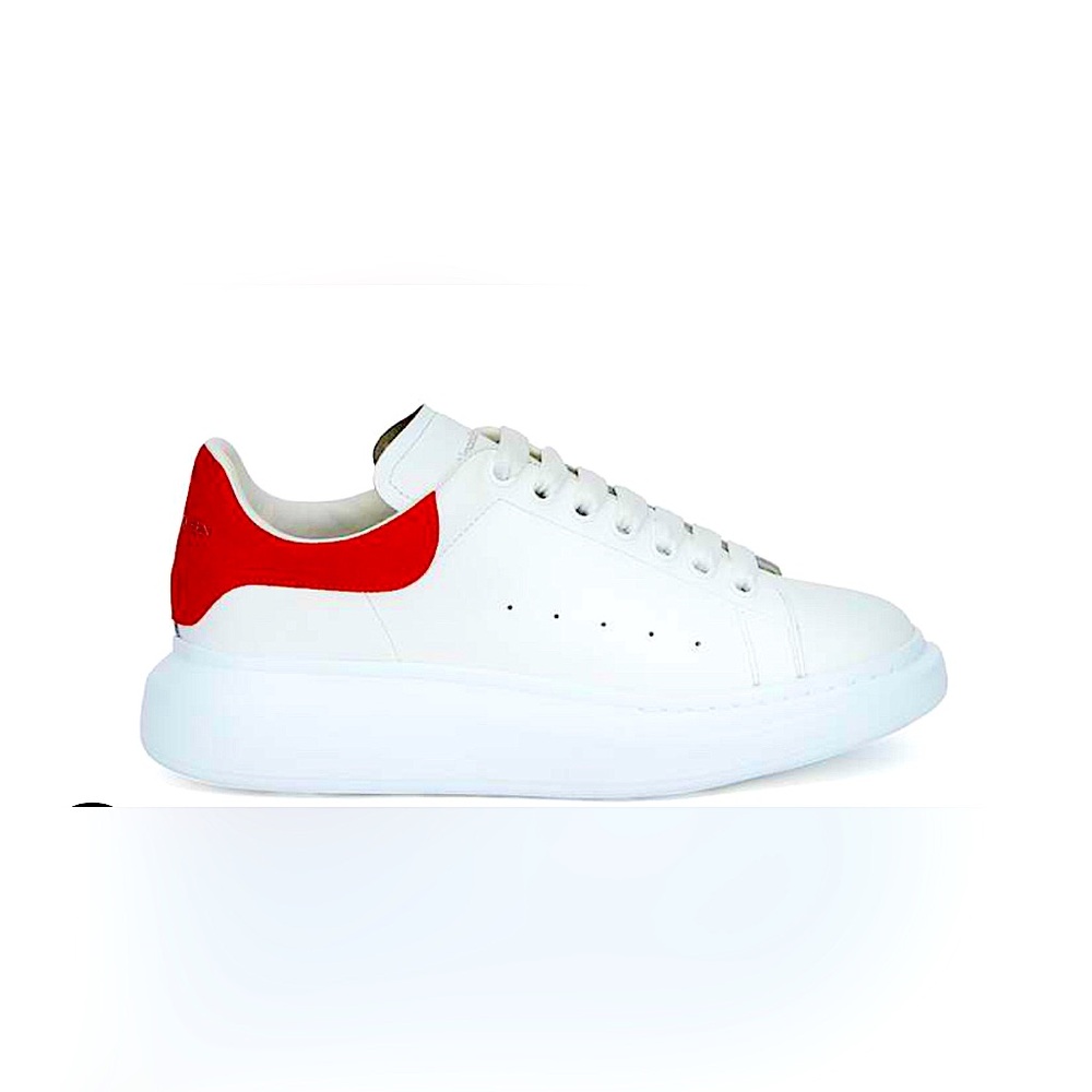 Alexander McQueen sneakers, red back, women’s size 41